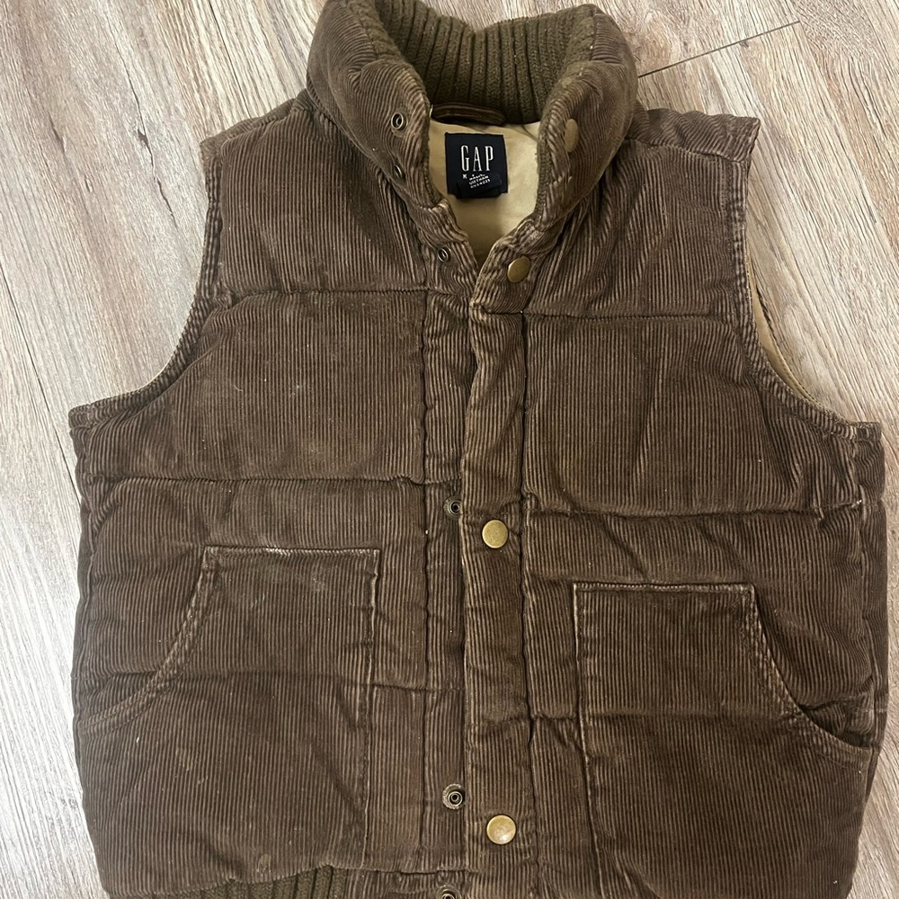 GAP Kids Brown Corduroy Vest